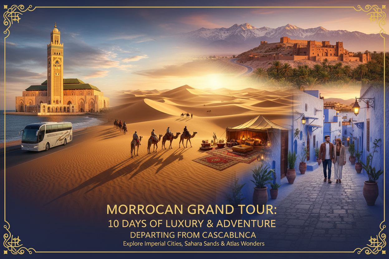 Grand tour – 10 jours (départ Casablanca)